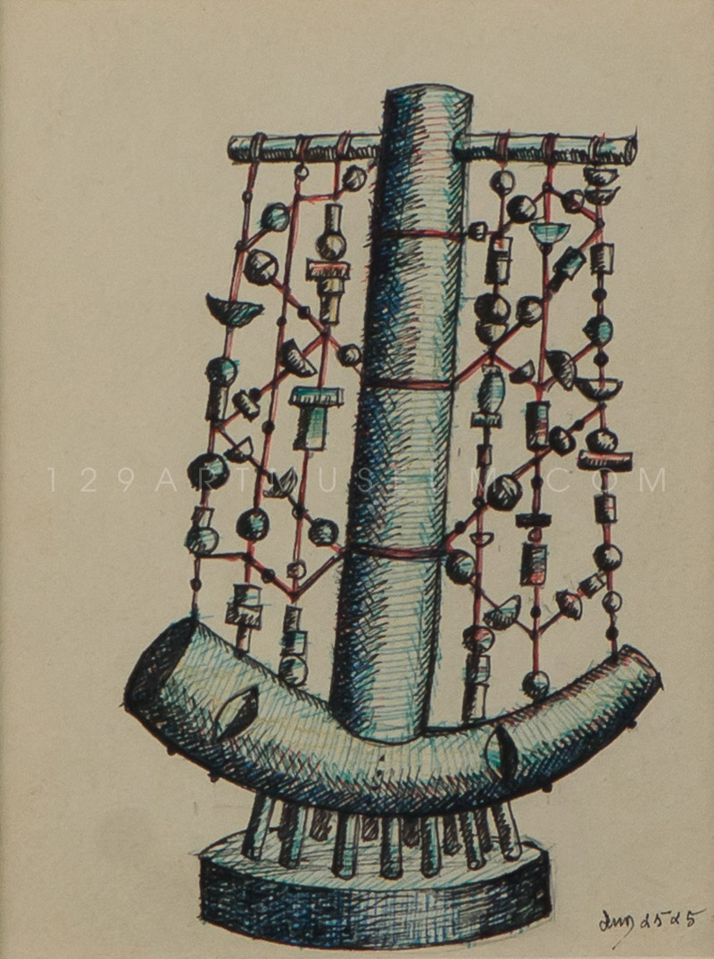 Sculpture Drawing - 1982