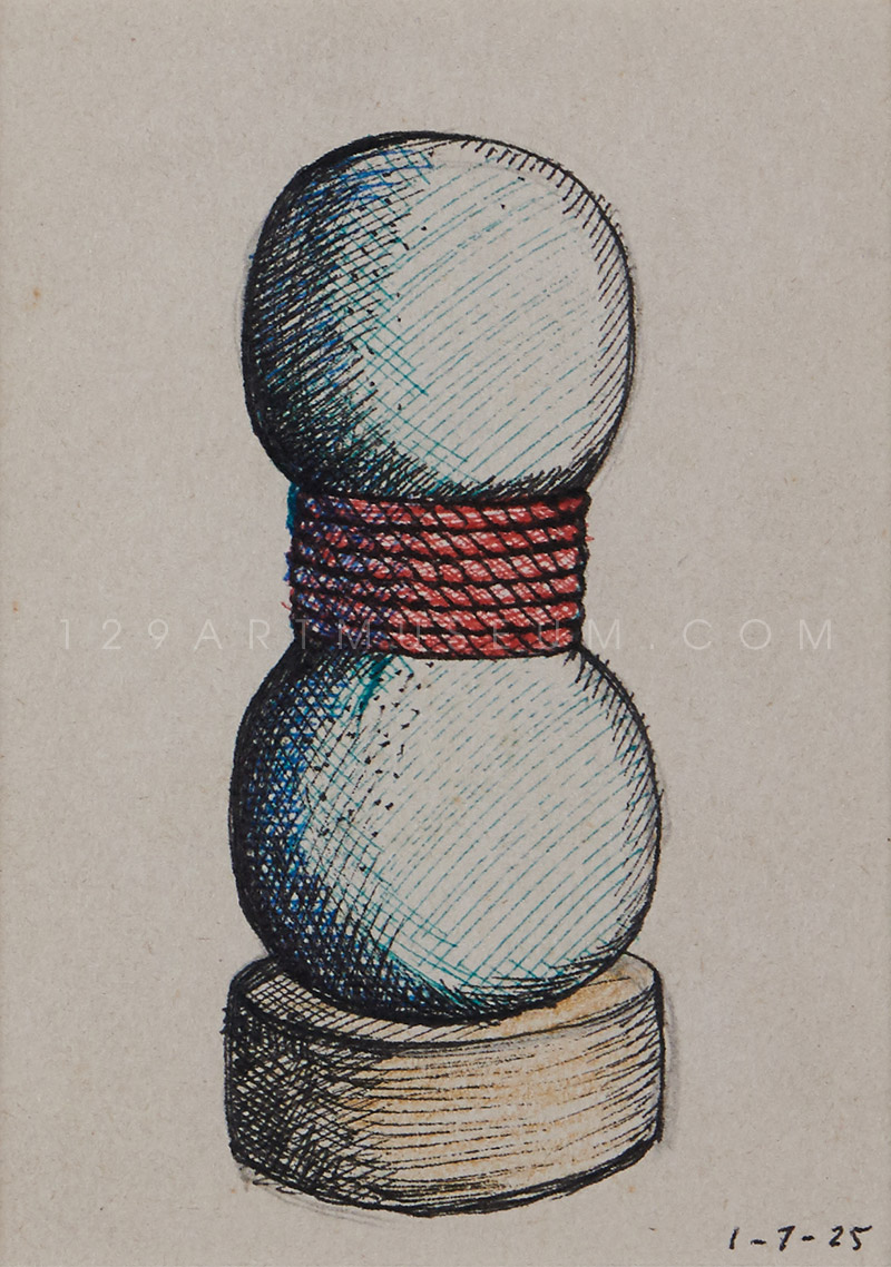 Sculpture Drawing - 1982