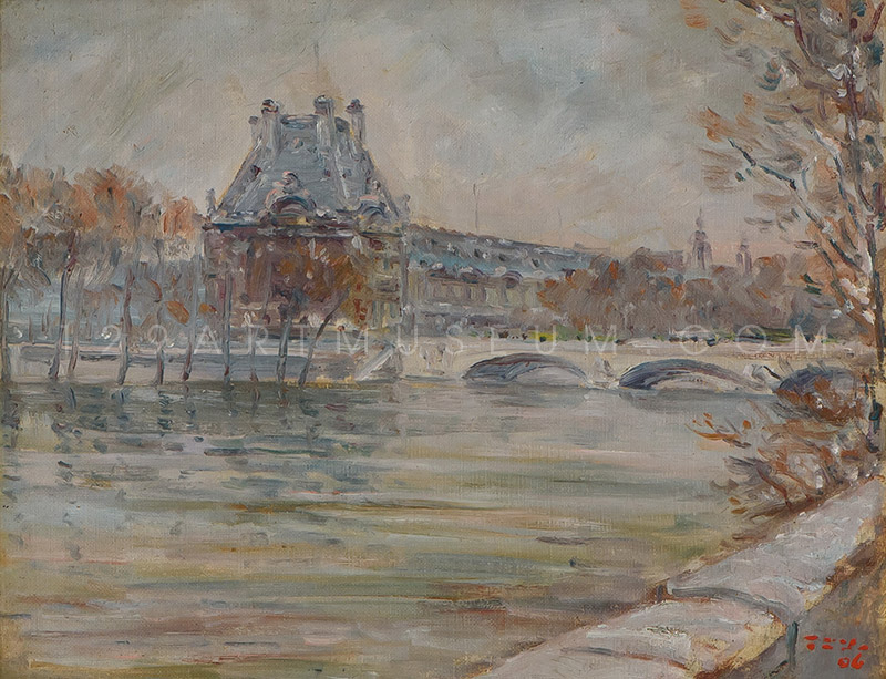 Le Louvre en Hiver - 1963