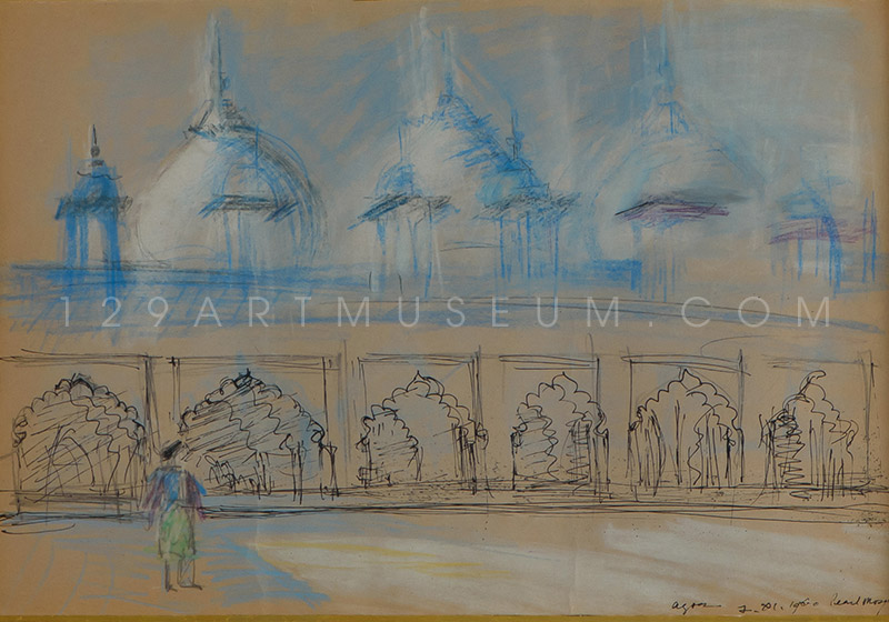 Pearl Mosque, Agra-India - 1960