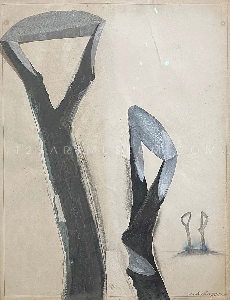 SKETCH-SERIES OF SYMBOISE D'E'L'E' MENTS NATURELES - 1986